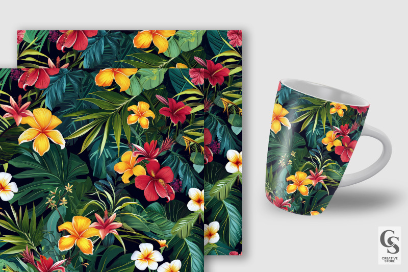 tropical-wildflowers-seamless-pattern
