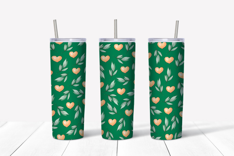 fox-sublimation-design-skinny-tumbler-wrap-design