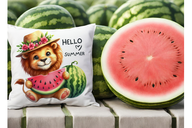 summer-clipart-hello-summer-watermelon