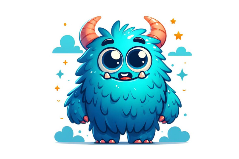 a-cute-friendly-furry-blue-monster