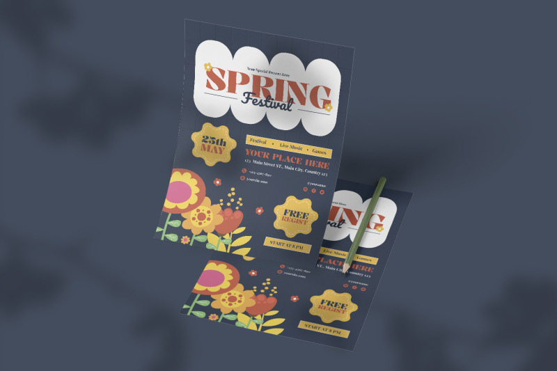 spring-festival-poster-template