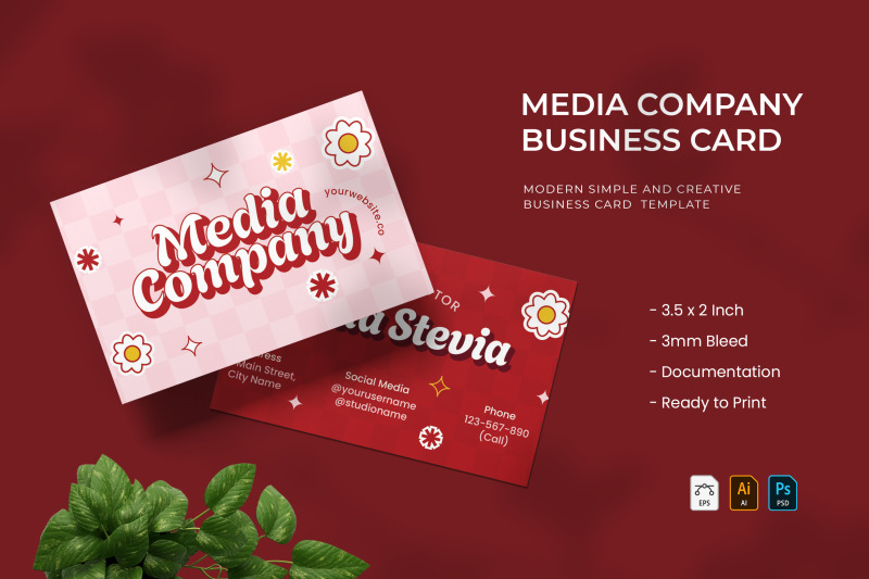 media-company-business-card