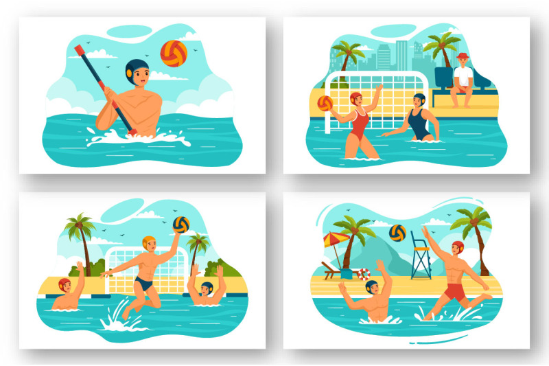 12-water-polo-sport-illustration
