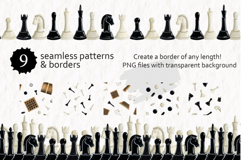 chess-checkers-backgammon-watercolor-clipart