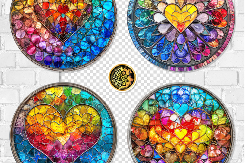 24-rainbow-heart-stained-glass-png