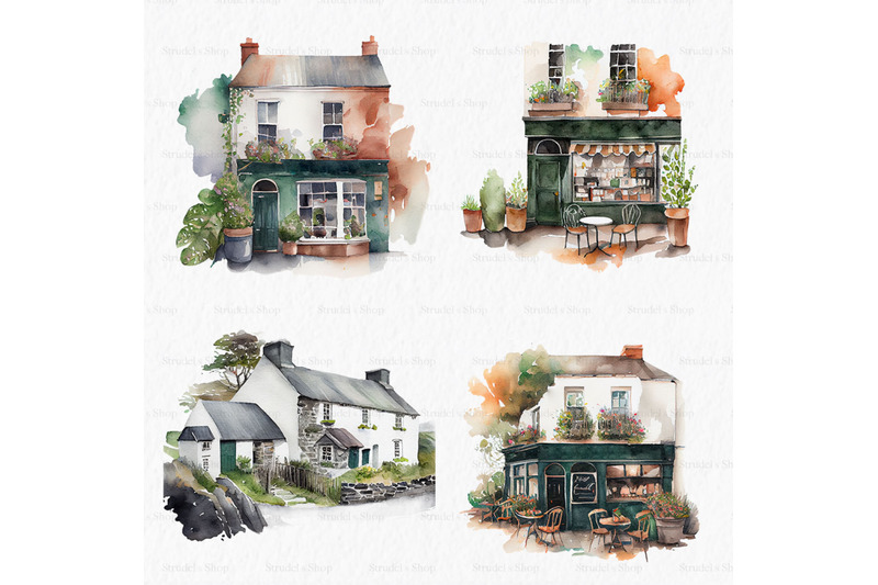 whimsical-ireland-house-watercolor-clipart