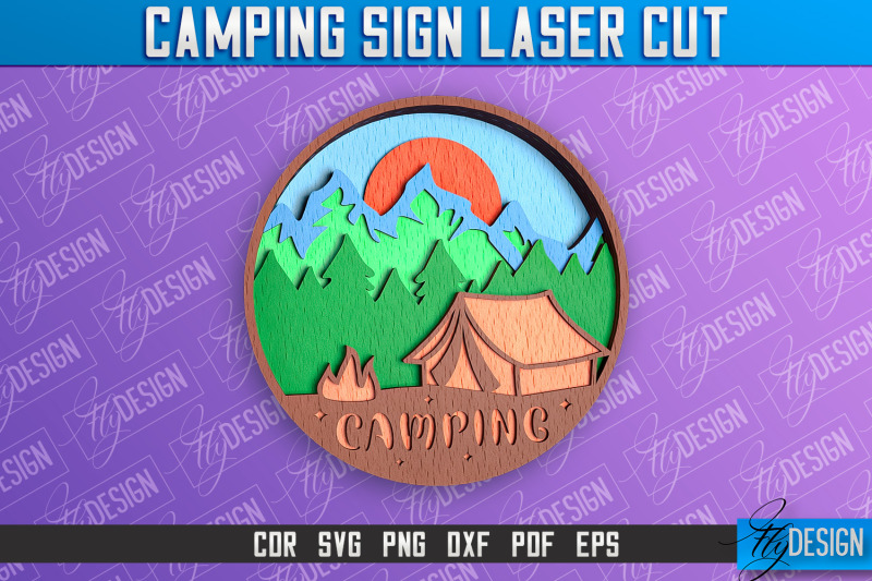 camping-sign-laser-cut-3d-sign-laser-cut-design-cnc-files