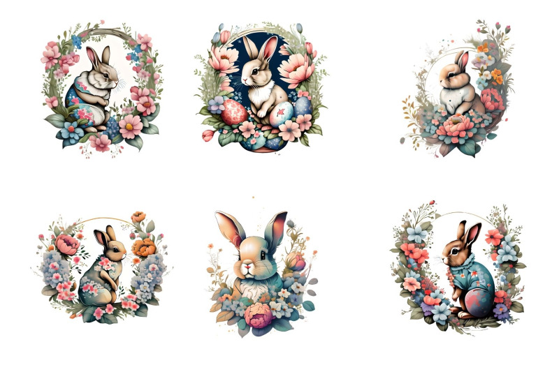 18-easter-bunny-in-a-wreath-png-clipart