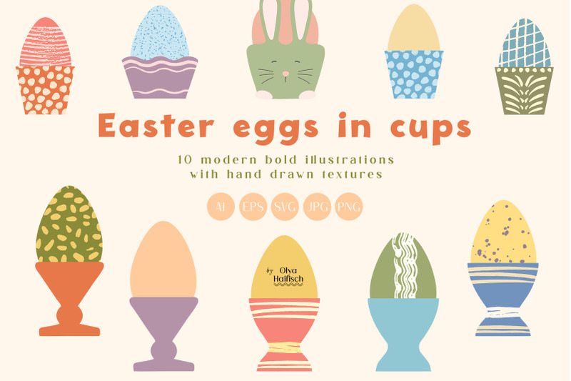 modern-easter-eggs-in-cups-clipart-cute-vector-illustrations