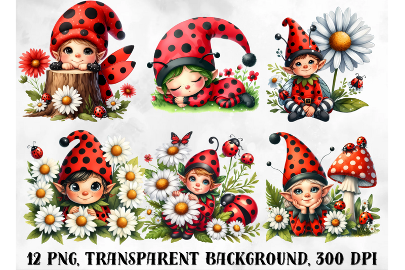 ladybug-clipart-ladybugs-clipart-elves-clipart