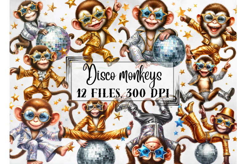 monkey-clipart-monkeys-clipart-disco-monkey-music