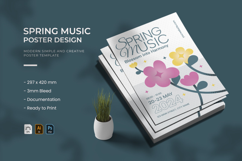 spring-music-fest-poster-template