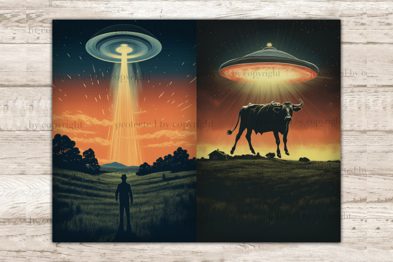 ufo-junk-journal-pages-space-digital-download
