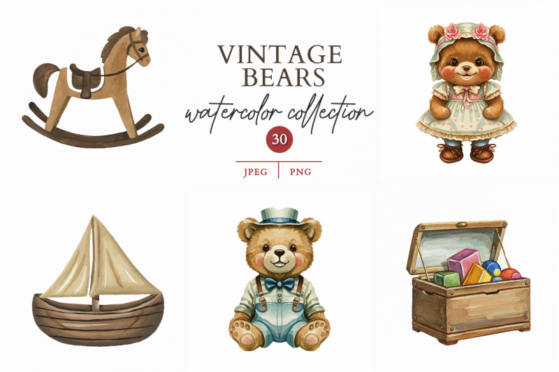 vintage-bears