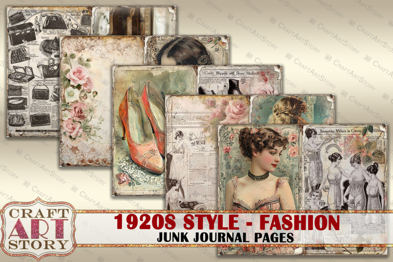 vintage-fashion-junk-journal-kit-1920s-style-collage-sheets