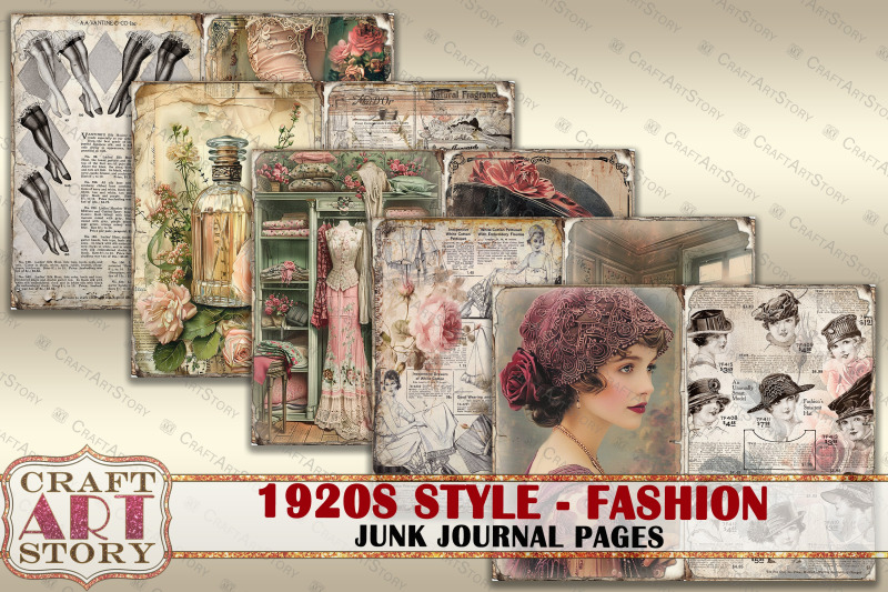 vintage-fashion-junk-journal-kit-1920s-style-collage-sheets