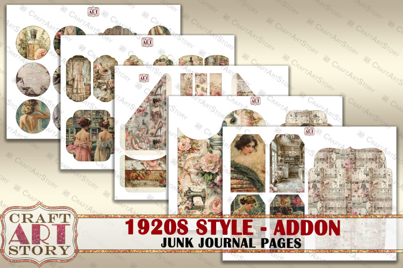 vintage-fashion-junk-journal-kit-1920s-style-addon