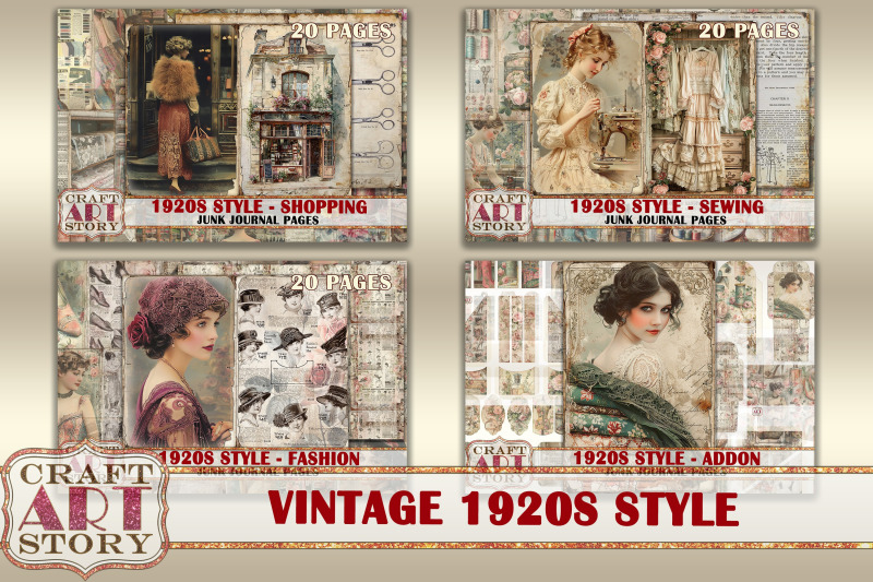 vintage-fashion-junk-journal-kit-1920s-style-addon