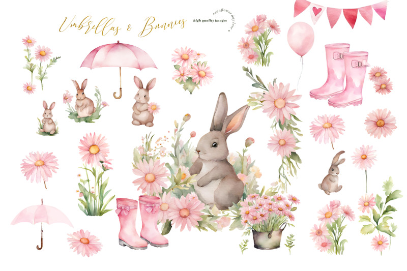 pink-umbrellas-and-bunnies-clipart-pink-daisy-flowers-rain-boots