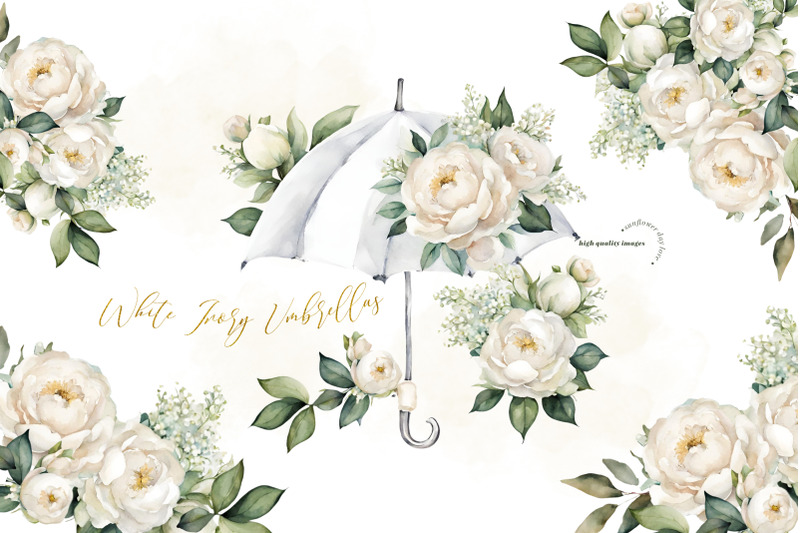 ivory-white-flowers-umbrella-clipart-white-umbrella-clipart