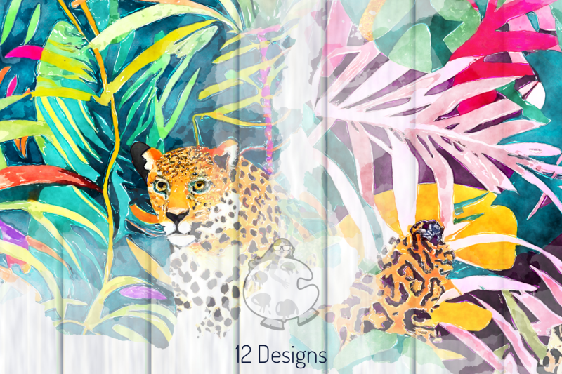 leopard-splashes-set-2-watercolor-texture-backgrounds