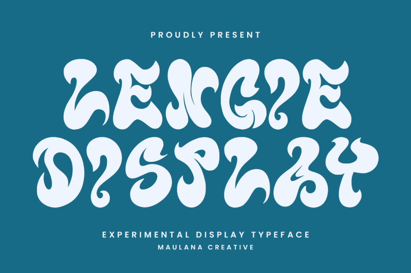 lengie-experimental-display-font