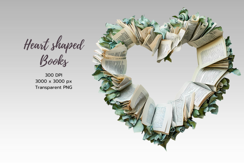 heart-shaped-books-sublimation