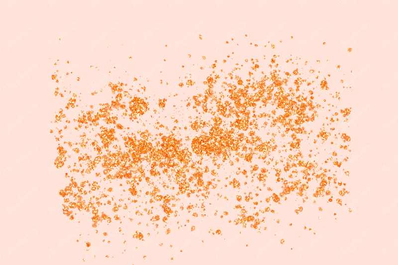 70-orange-glitter-particles-set-png-overlay-images