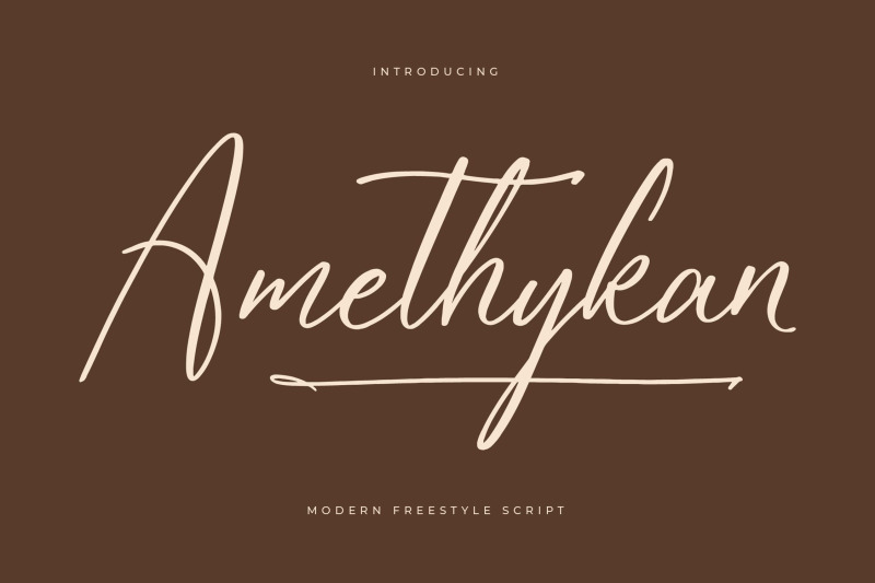 amethykan-modern-freestyle-script