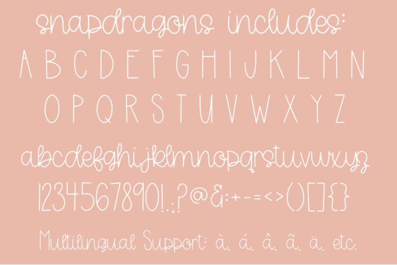 snapdragons-cute-handwritten-font