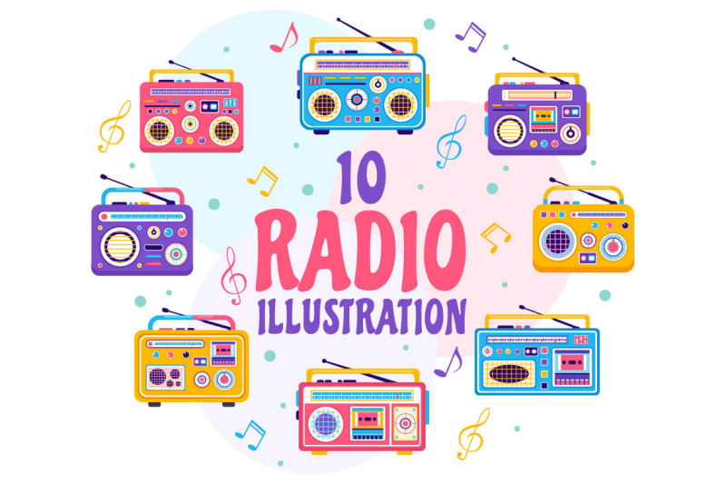 10-radio-vector-illustration