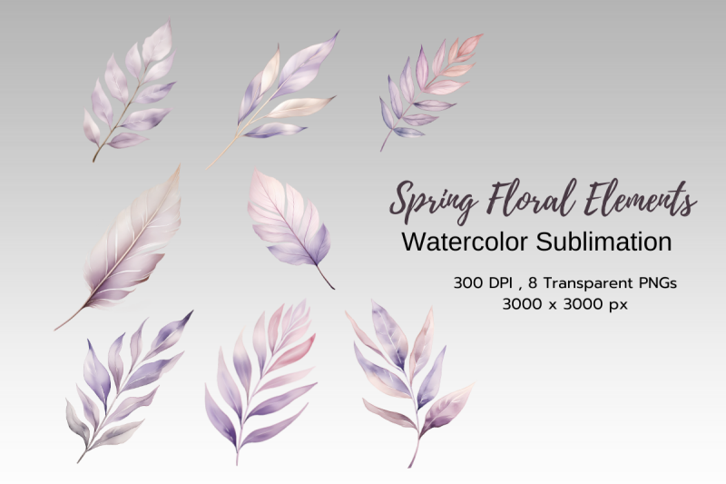 spring-floral-watercolor-sublimation-clipart