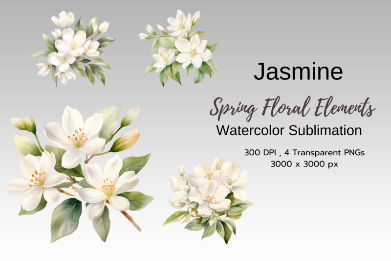 spring-floral-watercolor-sublimation-clipart