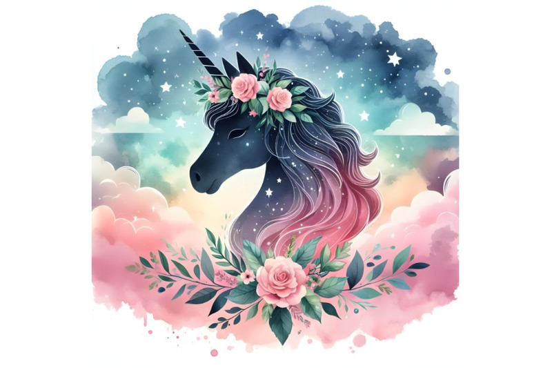 floral-cute-unicorn-silhouette
