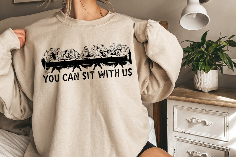 you-can-sit-with-us-design-for-t-shirts-jesus-amp-bible-verse