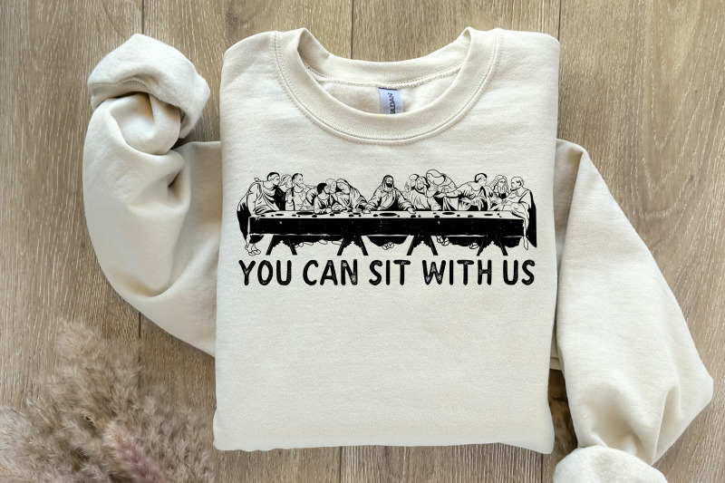 you-can-sit-with-us-design-for-t-shirts-jesus-amp-bible-verse