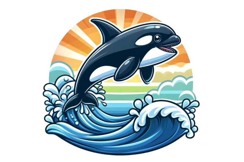 killer-whale-springing