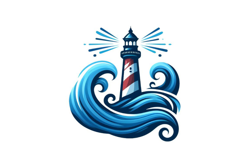 creative-abstract-blue-lighthouse