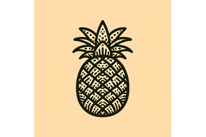 hand-drawn-doodle-pineapple-icon-vector-illustration