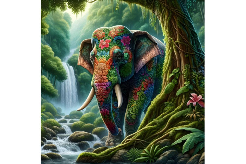 decorated-elephant