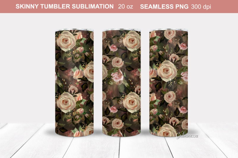 rose-garden-tumbler-wrap-floral-tumbler-sublimation-2
