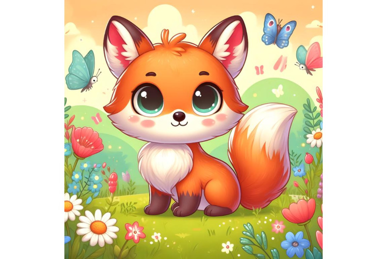 cartoon-and-vector-illustration-of-fox