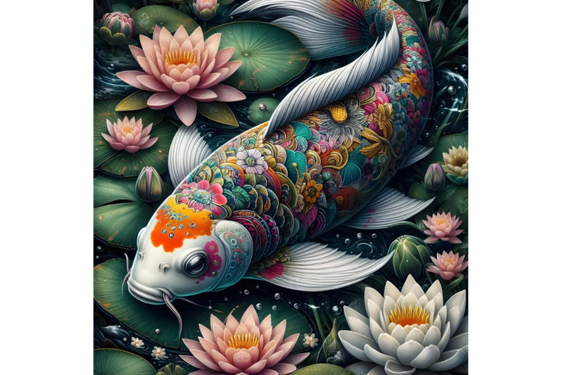 fish-with-floral-ornament