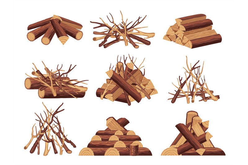 cartoon-wood-for-campfire-firewood-pile-for-bonfire-dry-branch-trunk