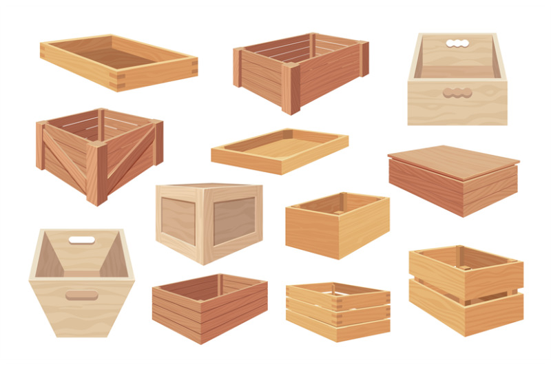 cartoon-wooden-containers-open-and-closed-boxes-with-packages-wooden