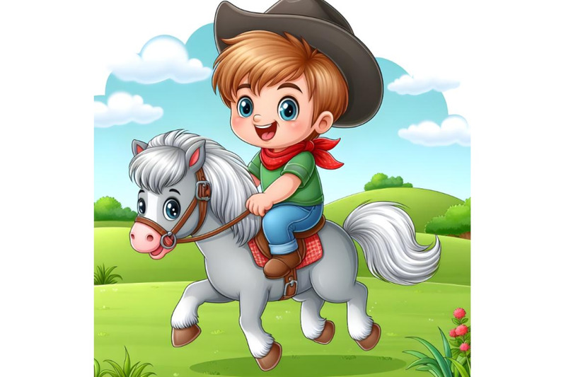 little-boy-riding-a-pony-horse