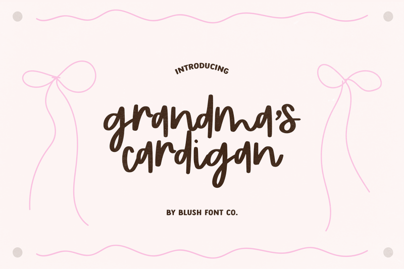 grandma-039-s-cardigan-brush-script-font