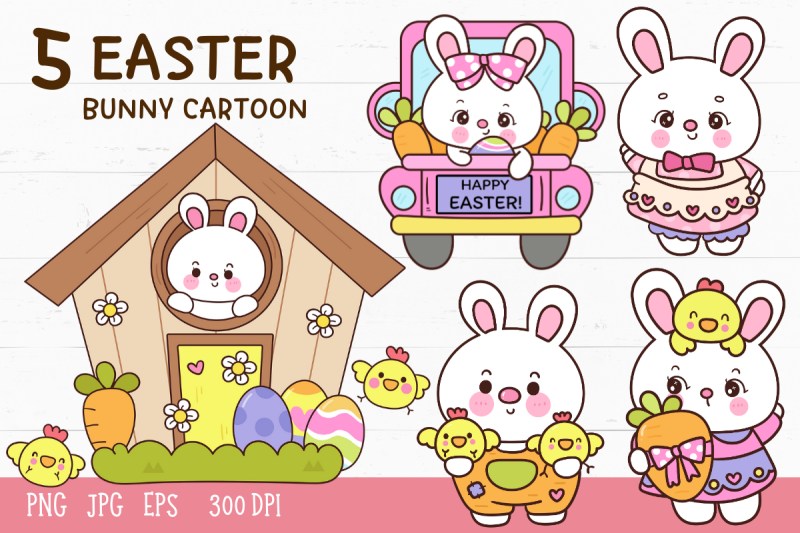 easter-bunny-rabbit-happy-easter-day-kawaii-clipart-animal