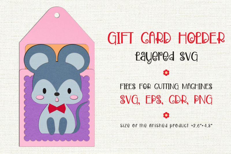 cute-mouse-birthday-gift-card-holder-paper-craft-template