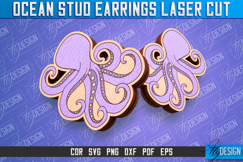 ocean-stud-earrings-laser-cut-accessories-laser-cut-design-cnc-fil